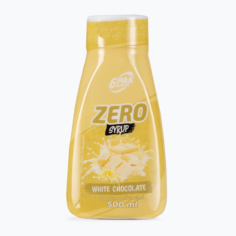 6PAK Sirup ZERO omáčka 500ml biela čokoláda PAK/230