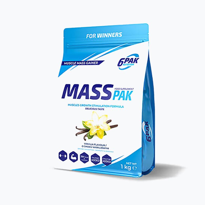 Gainer 6PAK Mass Pak 1g vanilkový PAK/235