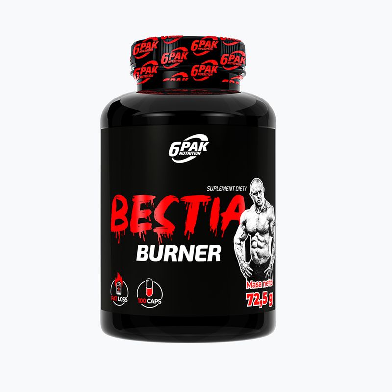Spaľovač tukov 6PAK Bestia Burner 100 kapsúl