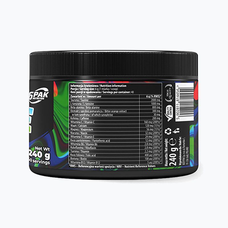 Predtréningový 6PAK Craze 24g banánovo-čerešňový PAK/247 3