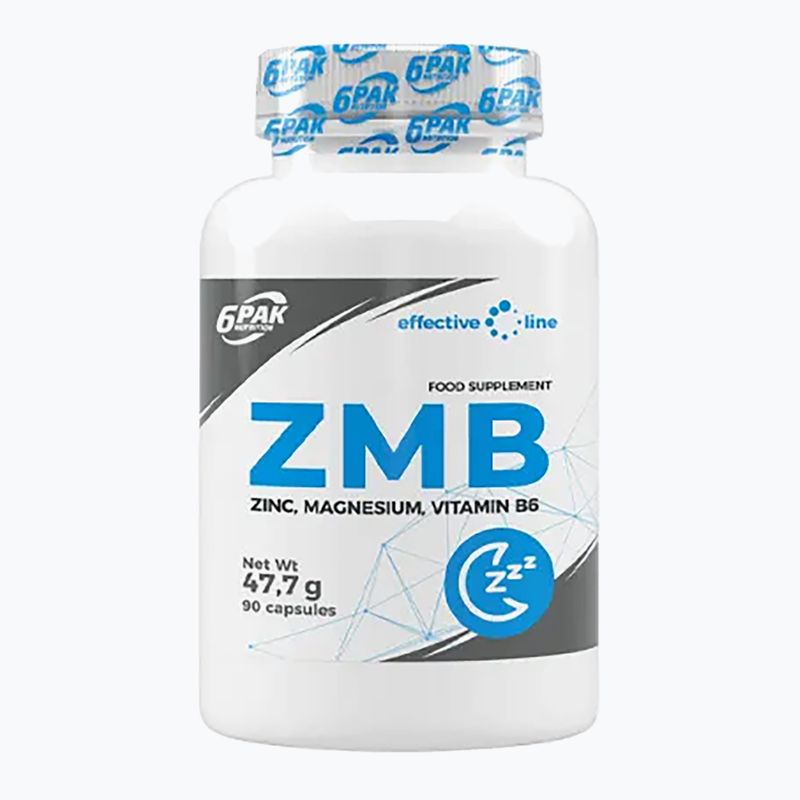 Zinok, horčík, B6 6PAK EL ZMB 90 kapsúl