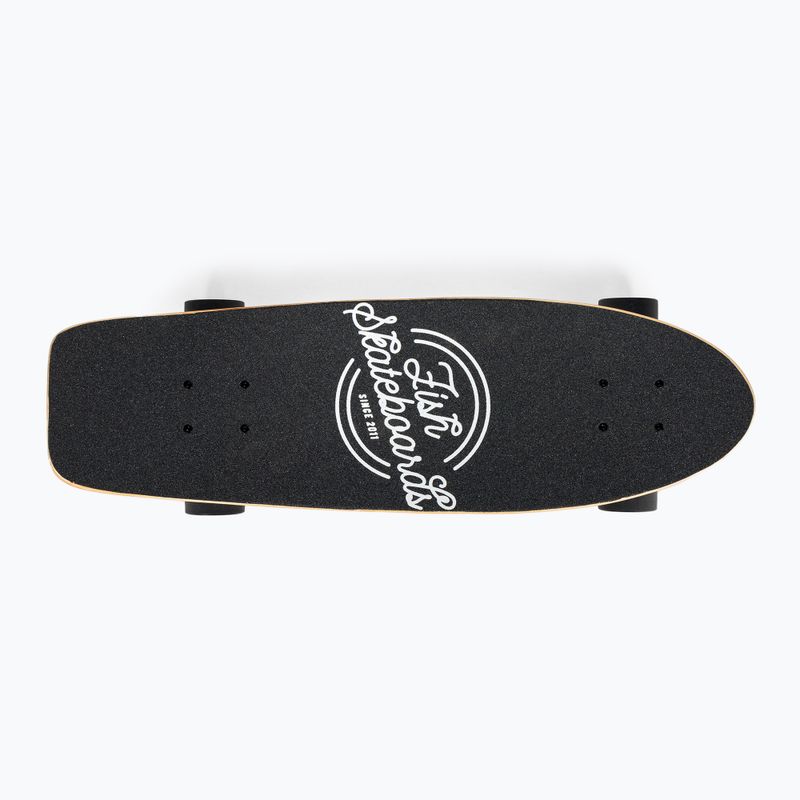 Fish Skateboards Alaia cruiser skateboard čierny CR-ALA-SIL-BLA 4