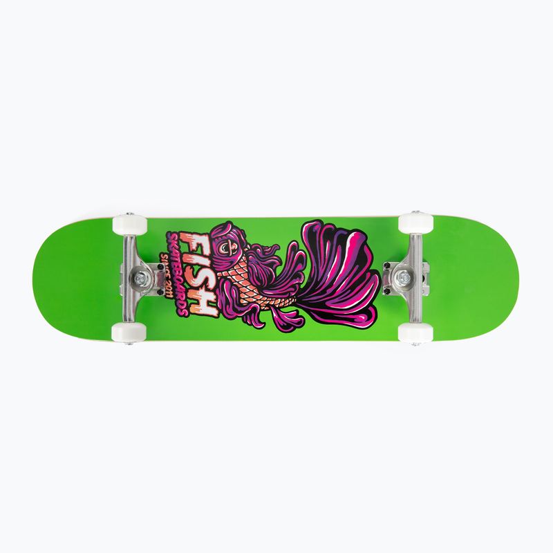 Fish Skateboards Emma Beginner 8.0" zelený klasický skateboard