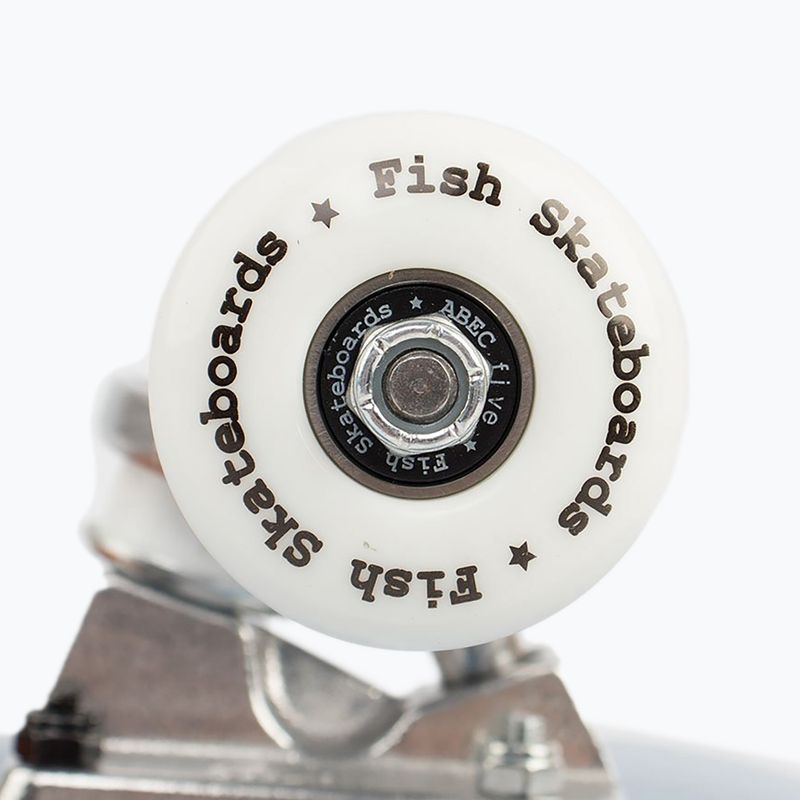 Fish Skateboards Zack Beginner klasický skateboard 8.0' modrý SKATE-ZAC-SIL-WHI 13