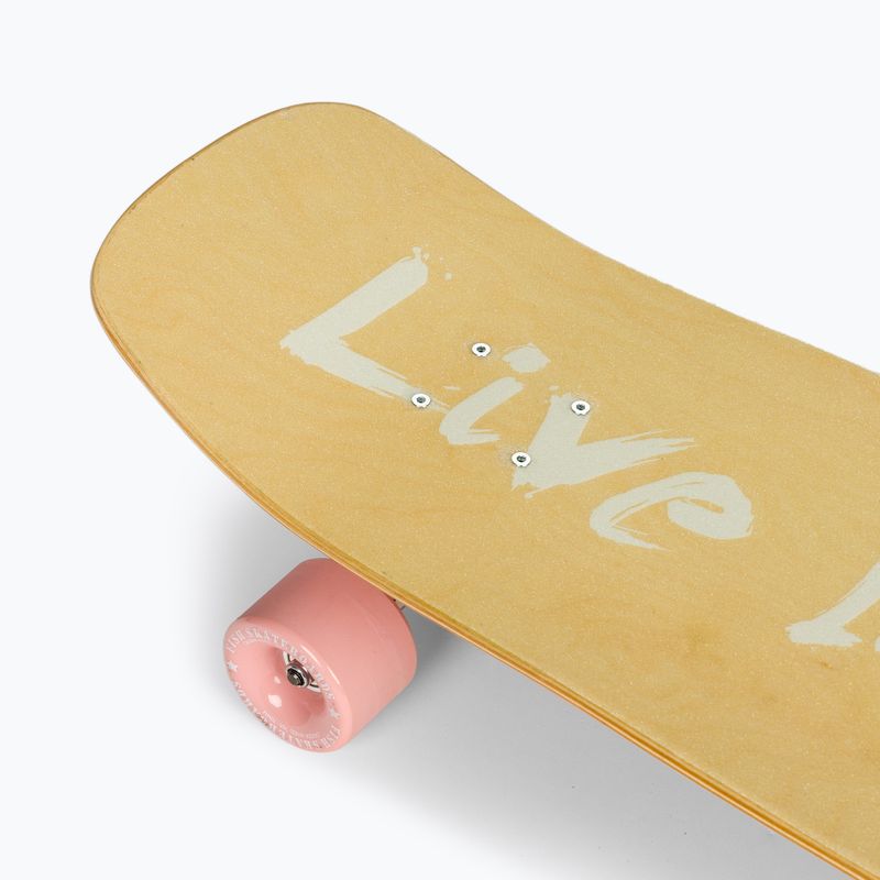 Surfskate skateboard Fish Skateboards Wave beige SURF-WAV-SIL-PIN 6