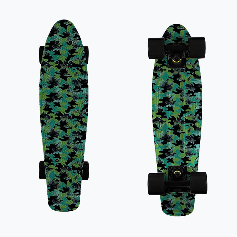 Fish Skateboards Print Camo green FS-FB-CAM-BLA-BLA skateboard 8