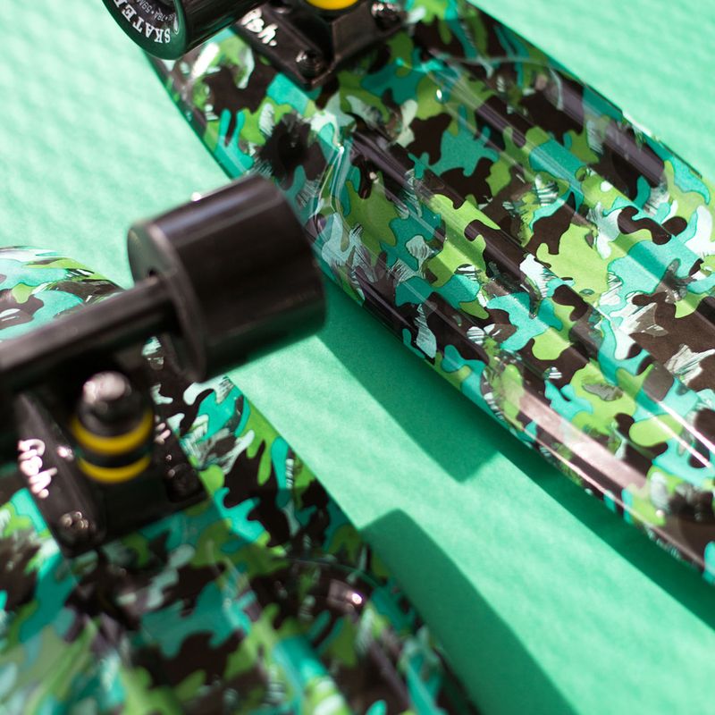 Fish Skateboards Print Camo green FS-FB-CAM-BLA-BLA skateboard 11