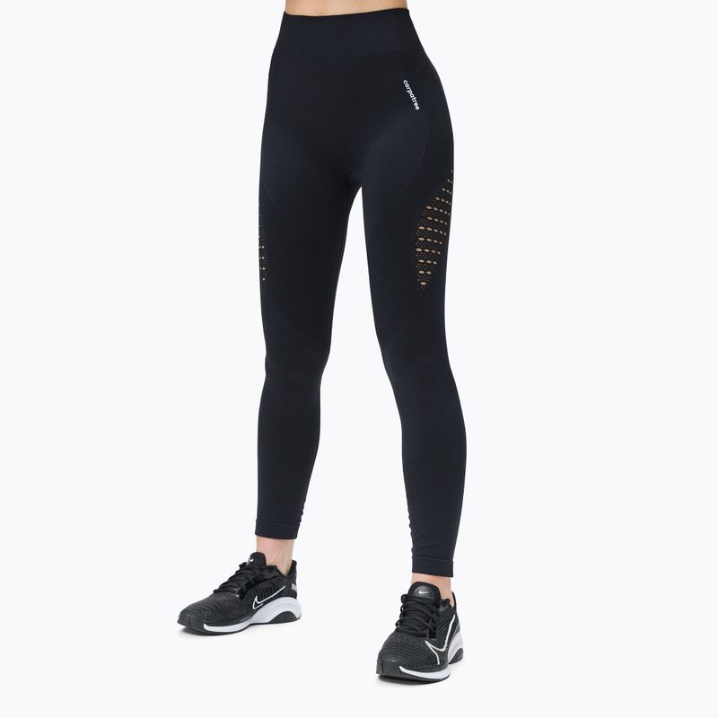 Dámske bezšvové legíny Carpatree Phase black CP-PSL-B