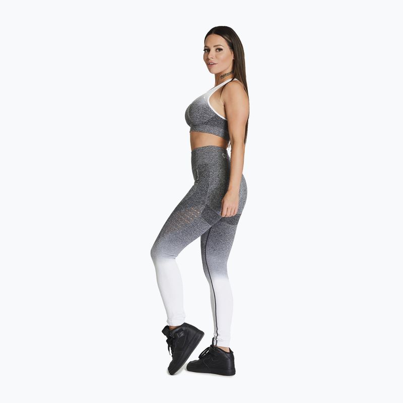 Carpatree Phase Seamless grey=white fitness podprsenka CP-PSB-GW 3