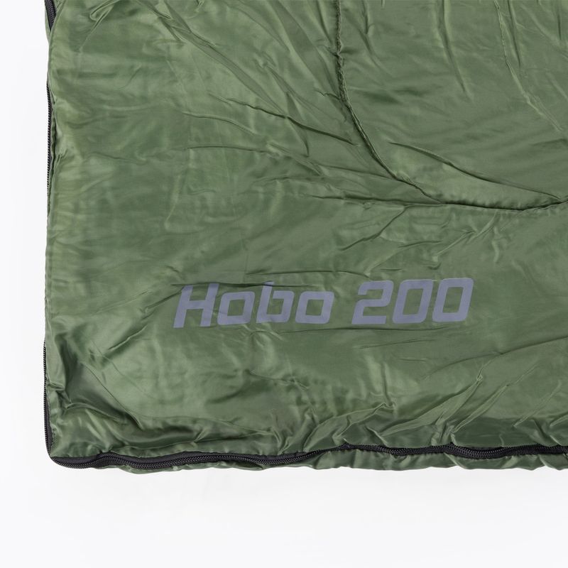 Campus Hobo 200 ľavý zelený spací vak 5