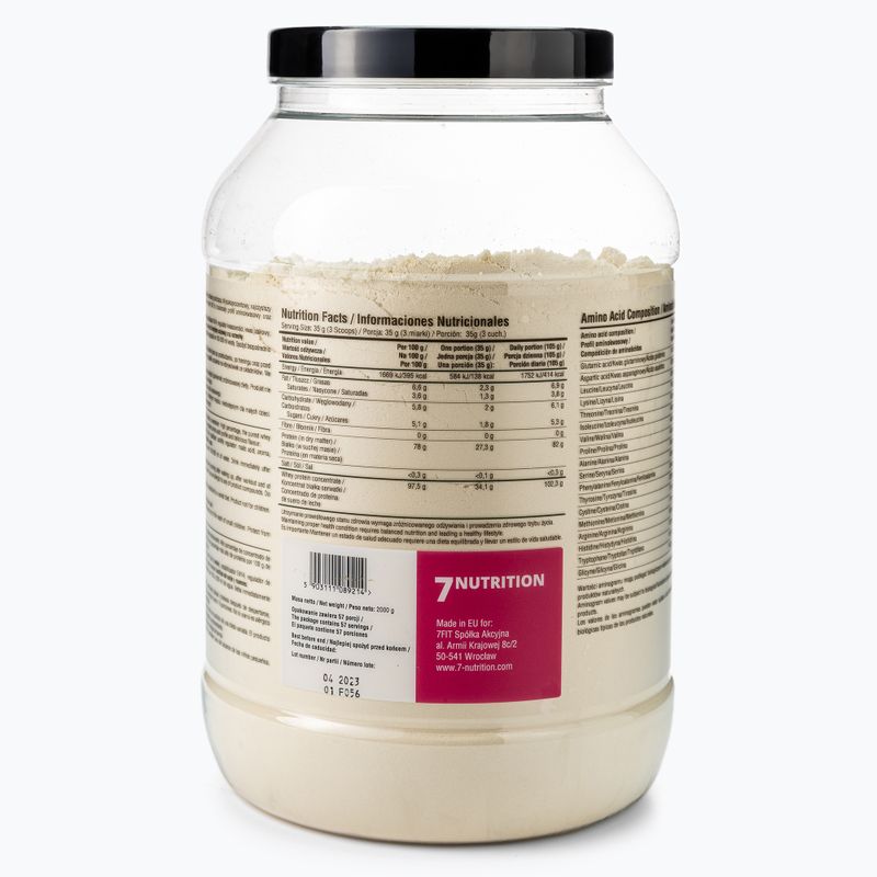 Srvátkový proteín 7Nutrition Protein 80 biela čokoláda-malina 7Nu000308 3
