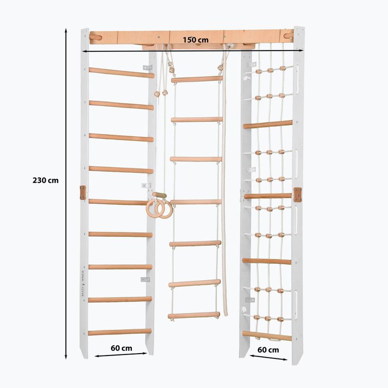 Gymnastické rebriny Rinagym SPR Corner white 2