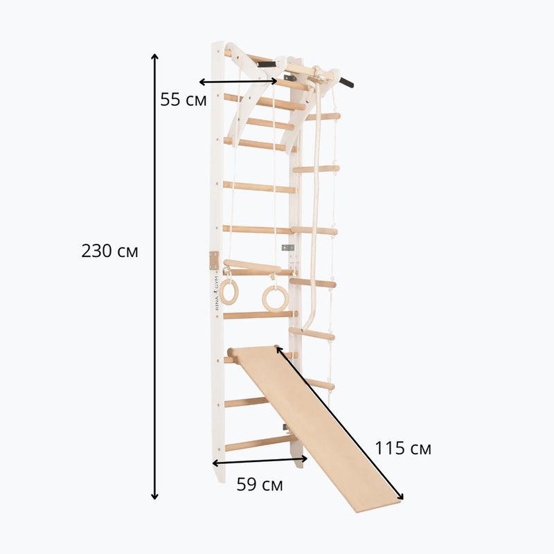 Gymnastický rebrík RINAGYM SPR A+SLIDE 6