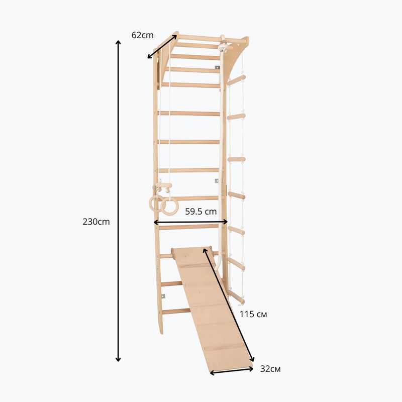 Gymnastický rebrík RINAGYM SPR C+SLIDE 6