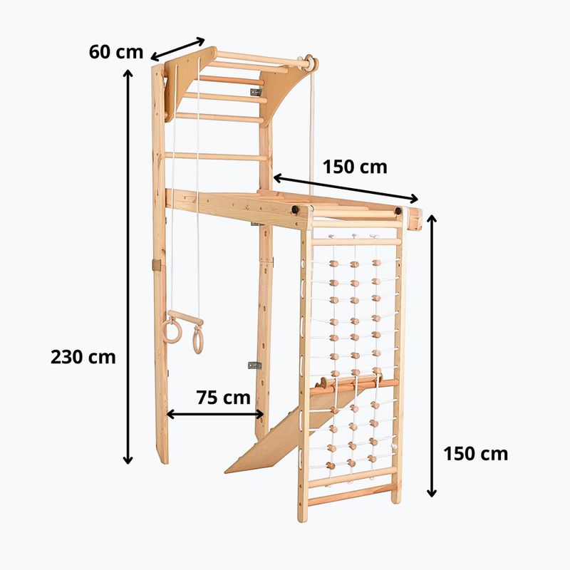 Gymnastický rebrík RINAGYM Transformer 5