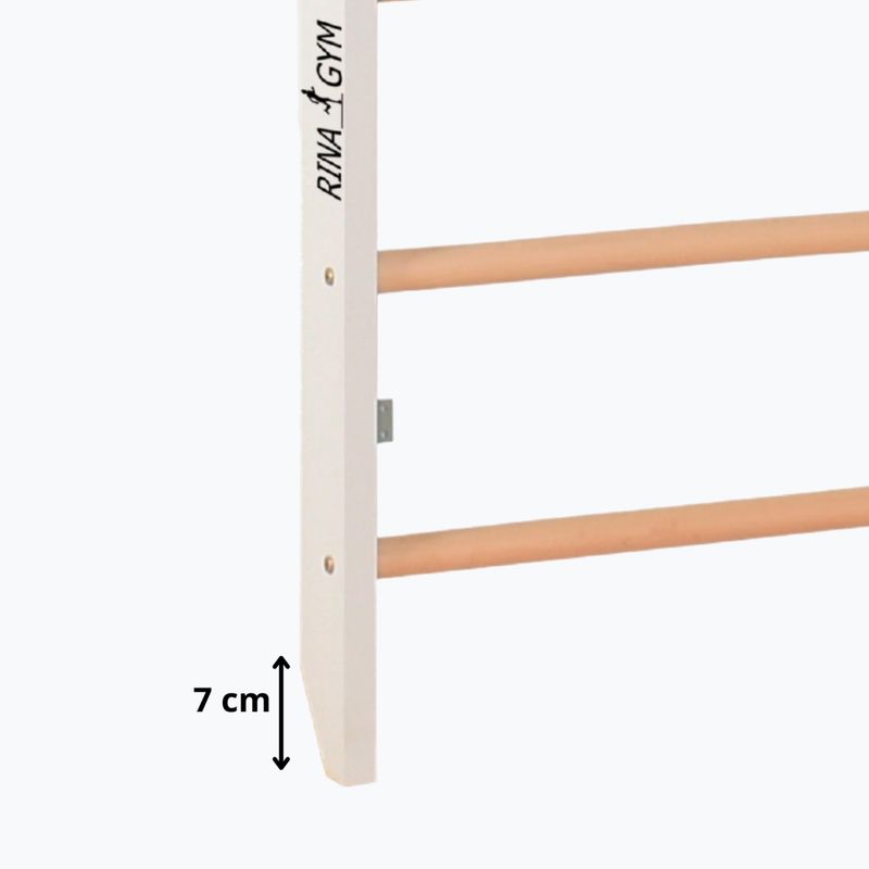 Gymnastické rebriny RINAGYM Pro 3 white 8