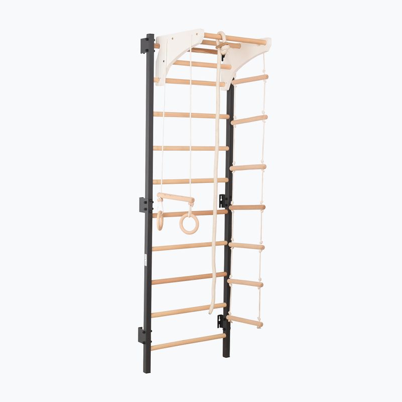 Gymnastické rebriny RINAGYM Steel Kom 2 graphit/white 2