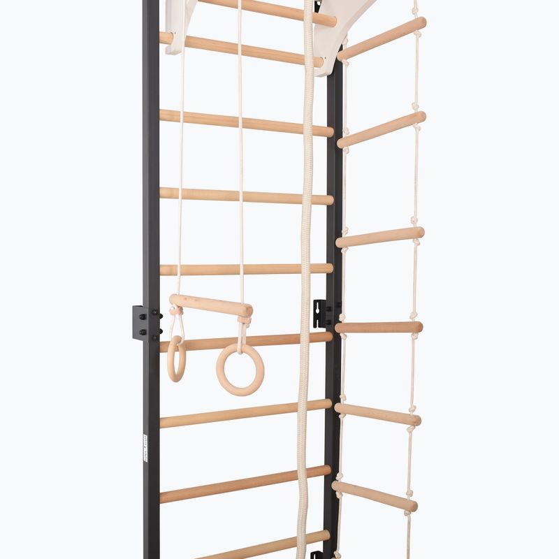 Gymnastické rebriny RINAGYM Steel Kom 2 graphit/white 8