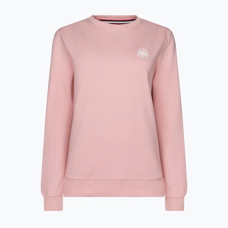 Dámska mikina Pitbull West Coast Crewneck F.Terry „Small Logo” powder pink