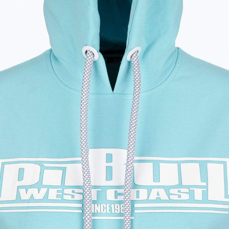 Dámska mikina Pitbull West Coast Hooded F.Terry „Boxing” turquise 3