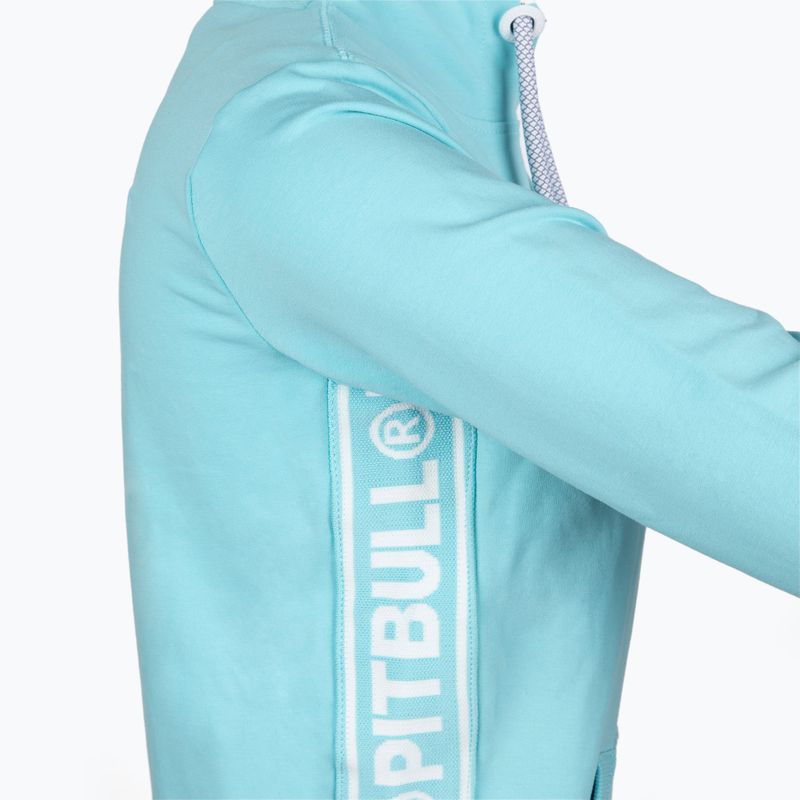 Dámska mikina Pitbull West Coast Hooded F.Terry „Boxing” turquise 4