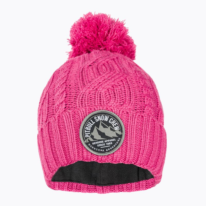 Pitbull West Coast zimná čiapka Snow Crew pink 2
