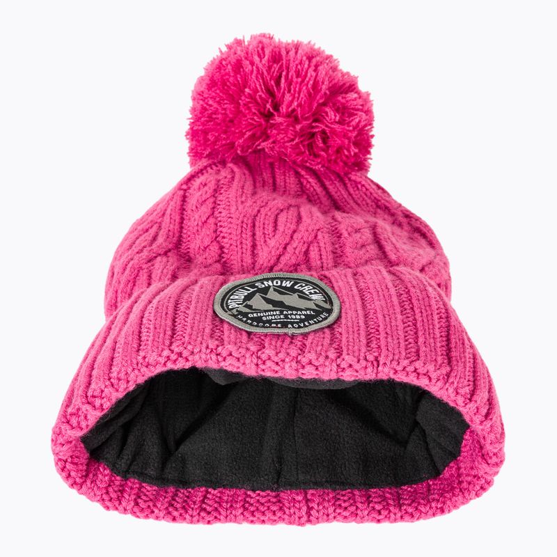 Pitbull West Coast zimná čiapka Snow Crew pink 5