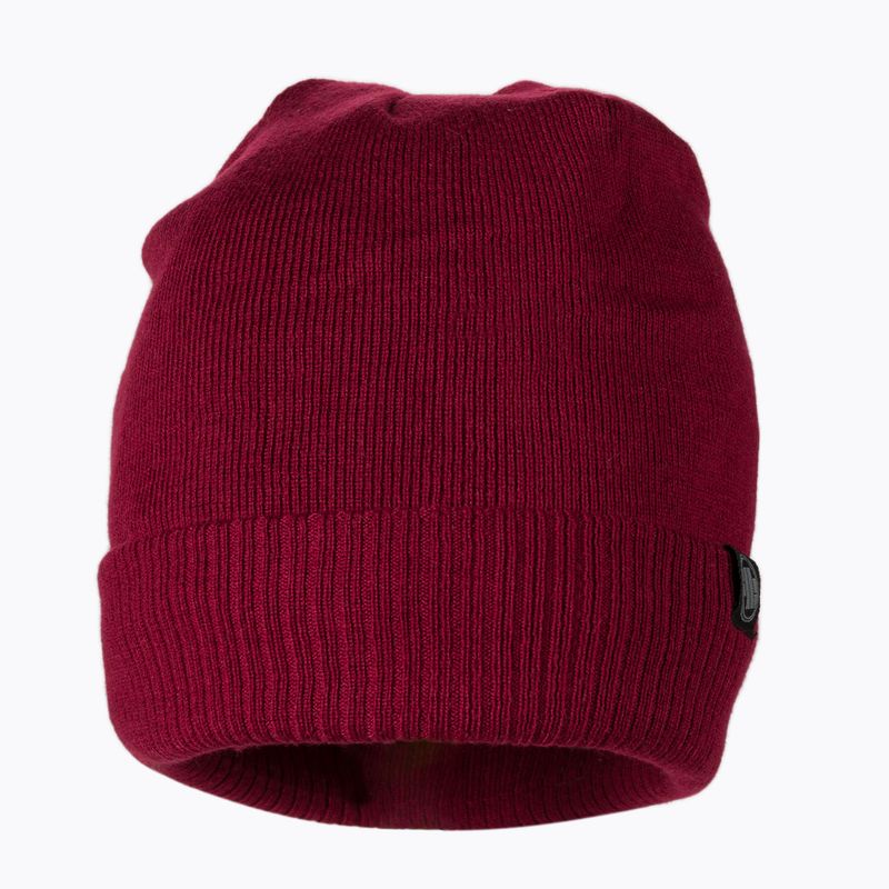 Pánska zimná čiapka Pitbull West Coast Beanie Small Logo burgundy