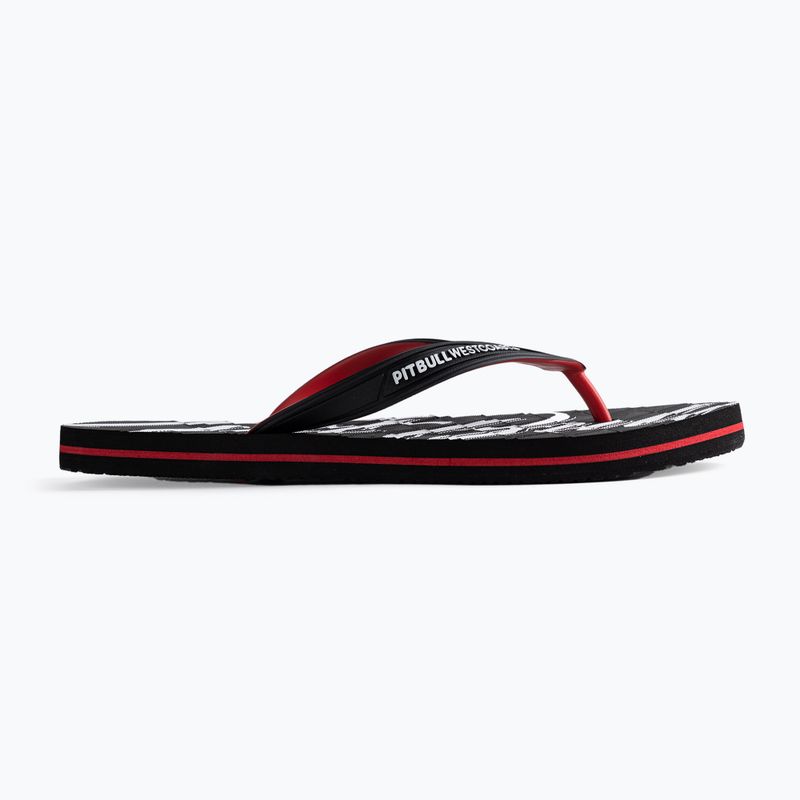 Pánske žabky Pitbull West Coast Flip Flop El Jefe black/red 2