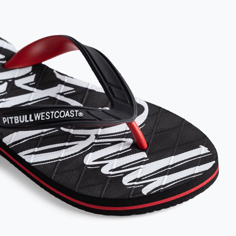 Pánske žabky Pitbull West Coast Flip Flop El Jefe black/red 7
