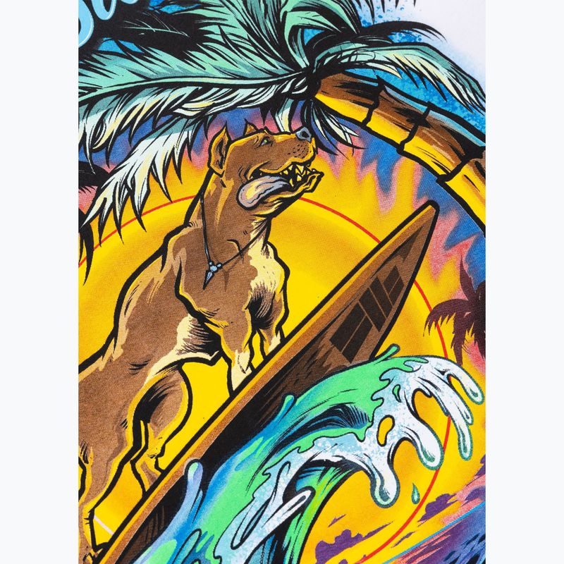 Pitbull Surfdog pánske tričko biele 5