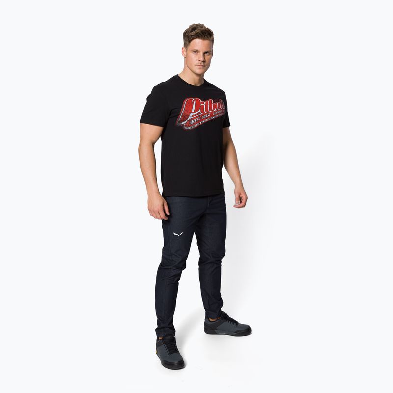 Pánske tričko Pitbull West Coast RED BRAND black 2