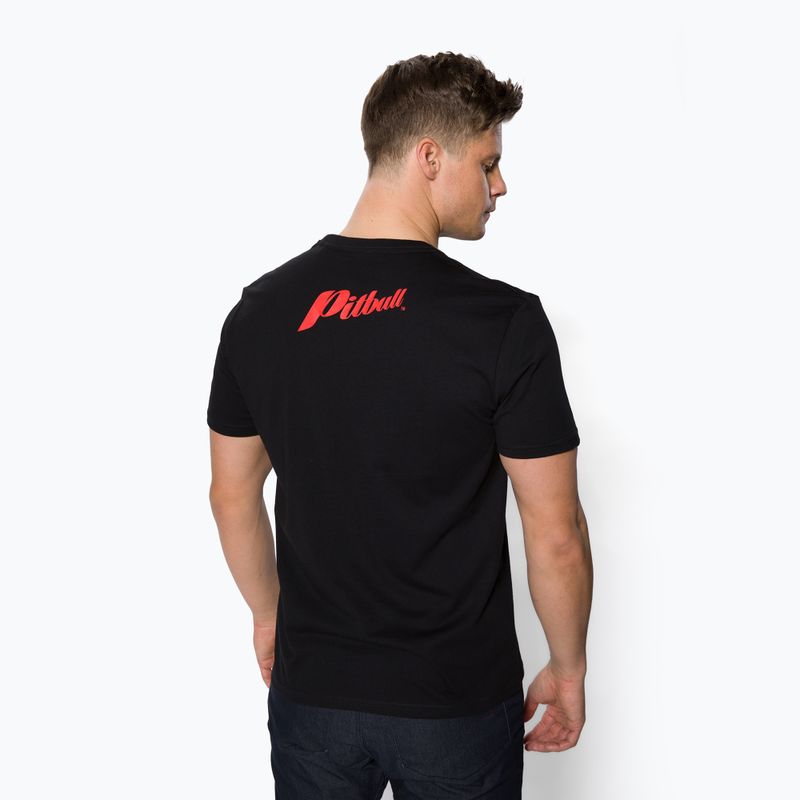 Pánske tričko Pitbull West Coast RED BRAND black 3