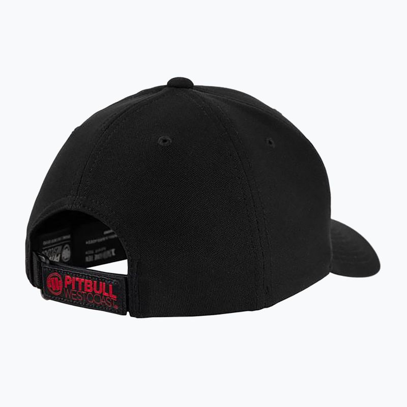 Pitbull West Coast pánska čiapka Snapback Seascape black/red print 2