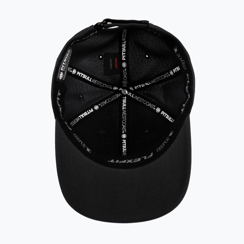 Pitbull Snapback Seascape čierna/červená čiapka s potlačou 3