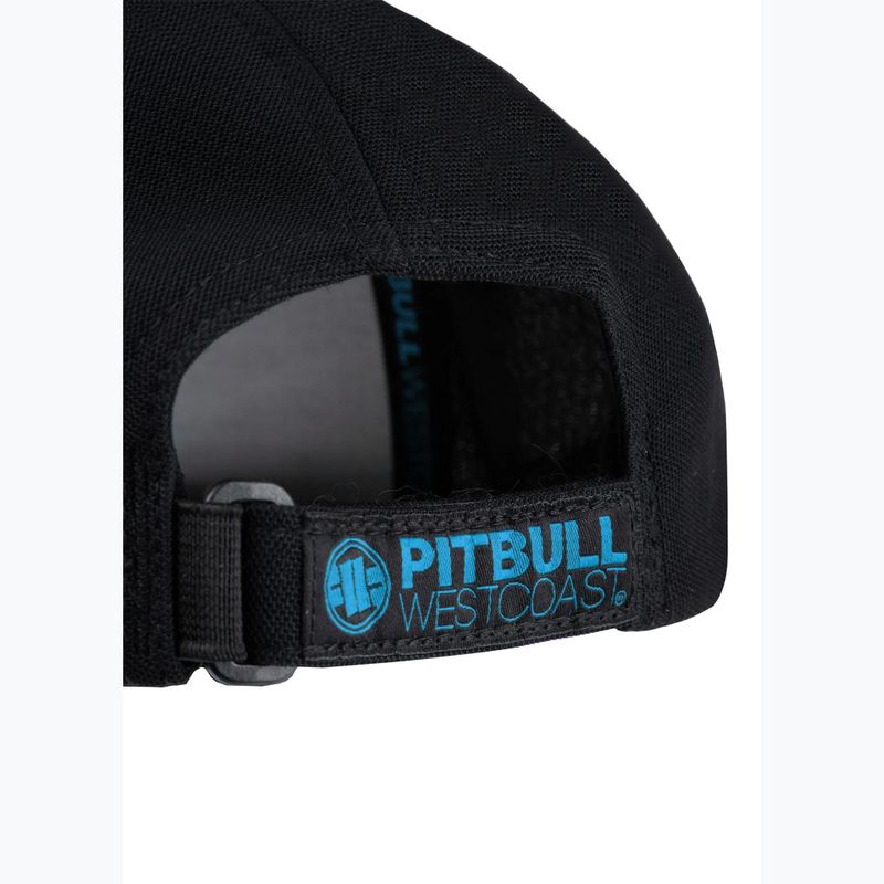 Pitbull Snapback Seascape čierna/červená čiapka s potlačou 5