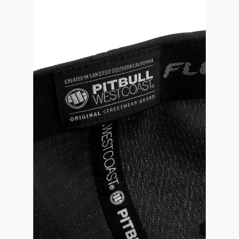 Pitbull Snapback Seascape čierna/červená čiapka s potlačou 6