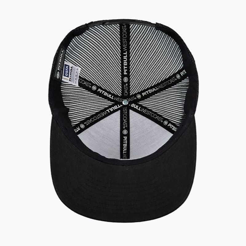 Pitbull Mesh Snapback Psy čiapka čierna 3