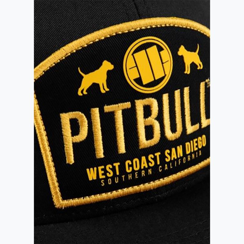 Pitbull Mesh Snapback Psy čiapka čierna 4