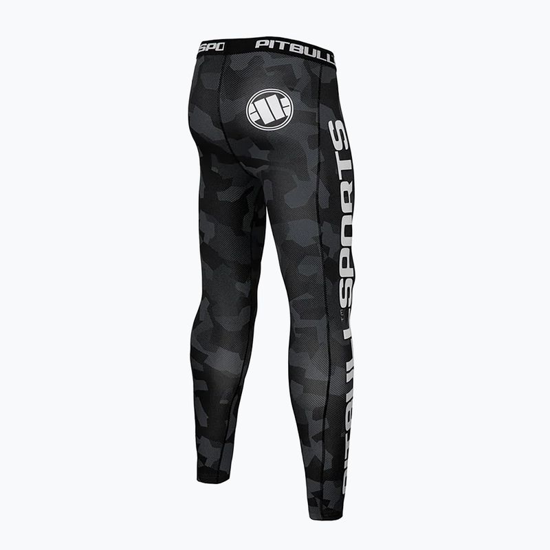 Pánske legíny Pitbull West Coast Compr Pants Dillard grey camo 2