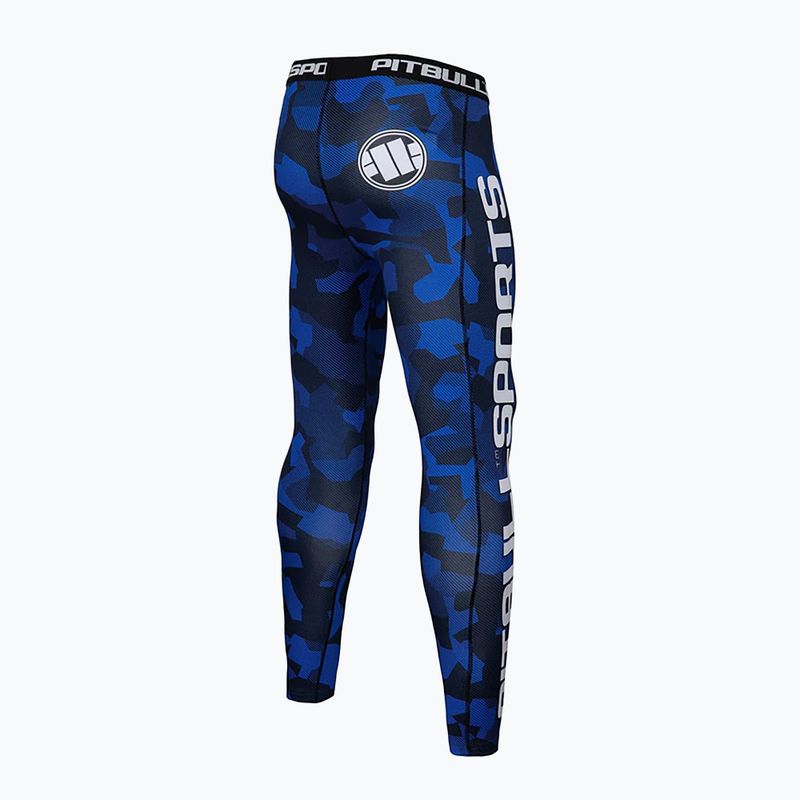 Pánske legíny Pitbull West Coast Compr Pants Dillard blue camo 2