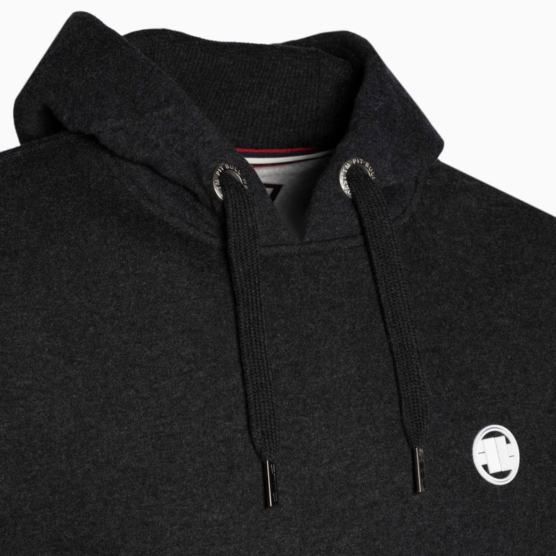 Pánska mikina Pitbull West Coast Hooded Small Logo 21 charcoal 3