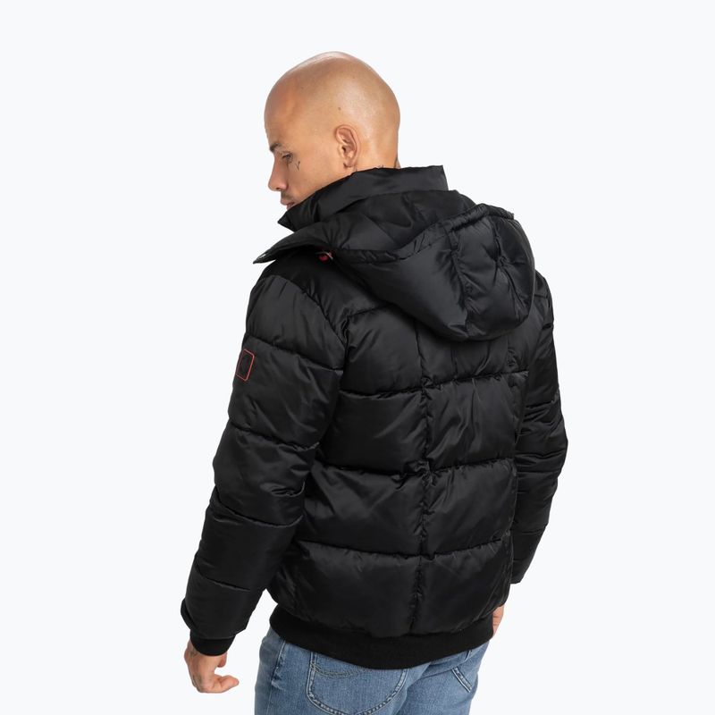 Pánska zimná bunda Pitbull West Coast Padded Hooded Walpen black 2
