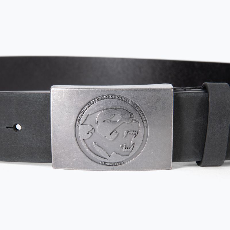 Pánsky opasok Pitbull West Coast Original Leather Bones black 2