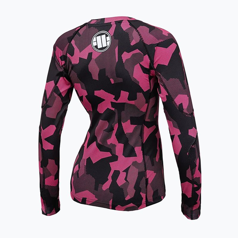 Dámsky chránič Rashguard s dlhým rukávom Pitbull West Coast L-S Rash Dillard pink camo 2