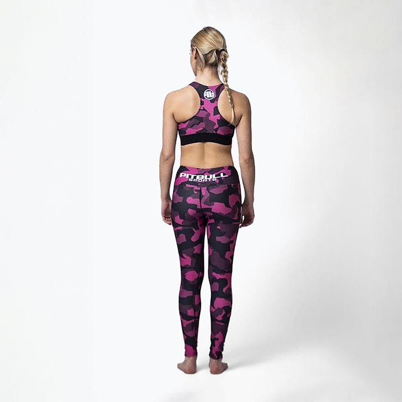 Dámske legíny Pitbull West Coast Compr Pants Dillard pink camo 6