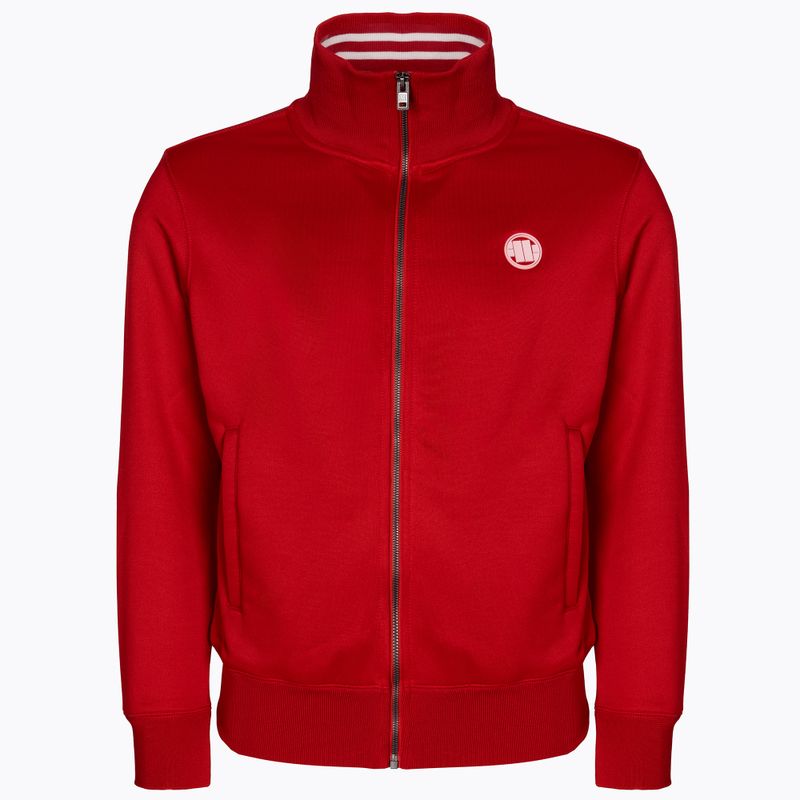 Pánska mikina Pitbull West Coast Oldschool Track Small Logo red