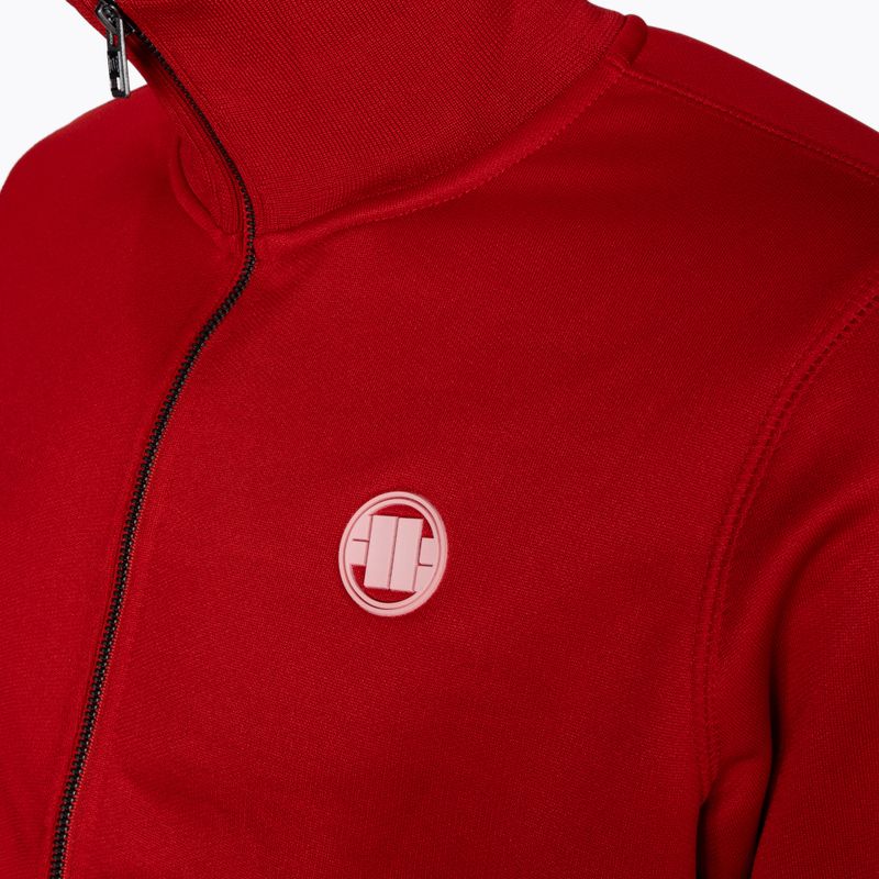 Pánska mikina Pitbull West Coast Oldschool Track Small Logo red 3