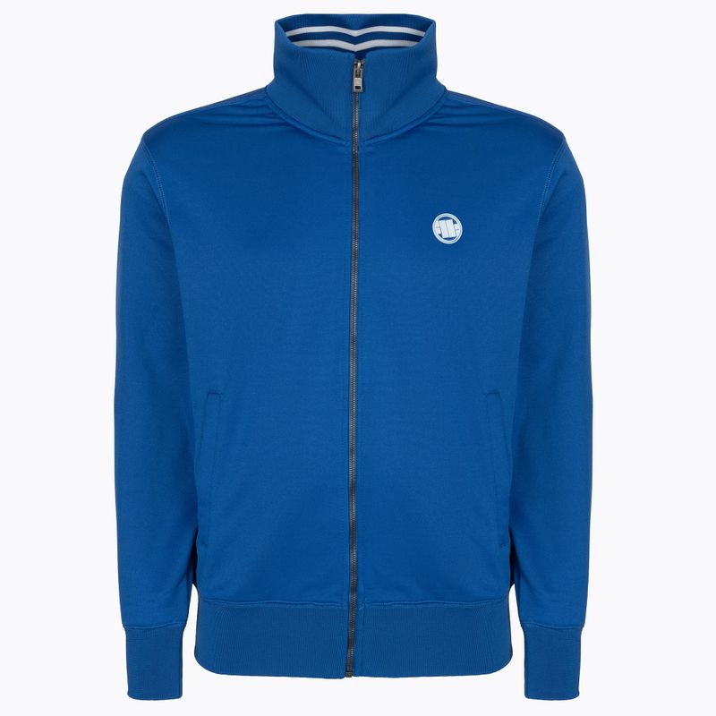 Pánska mikina Pitbull West Coast Oldschool Track Small Logo royal blue