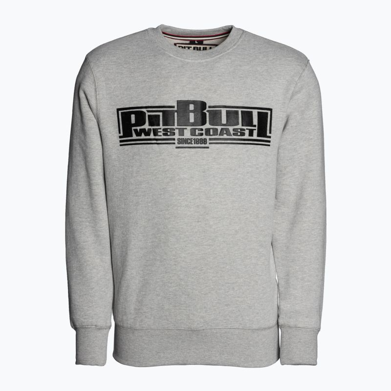 Pánska mikina Pitbull West Coast Crewneck Classic Boxing 21 grey/melange